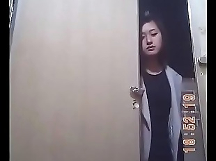 Spy cam on Korean restroom 1 min 8 sec HD