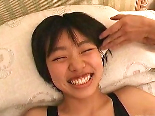 Subtitled real Japanese teen sneezing and tickle..