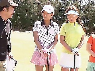 Asian teen girls plays golf nude 7 min HD