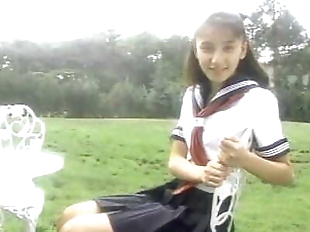classic japanese school girl: Tiffany - 5 min